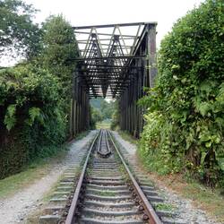 Bridge over Hindhede Road.
