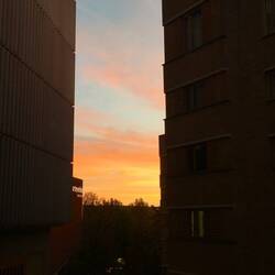 So sah es morgens aus als ich zur Uni losgefahren bin....