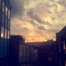 ...und so sah es aus als ich in der letzten Vorlesung des Tages saß