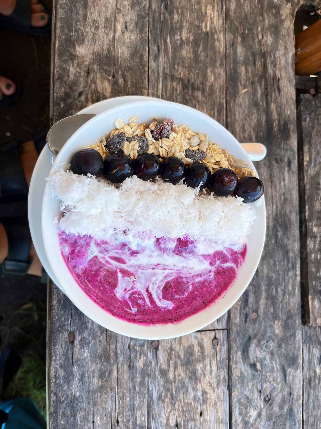 When you have been craving a smoothie bowl for days - and then finally there it is! 😍