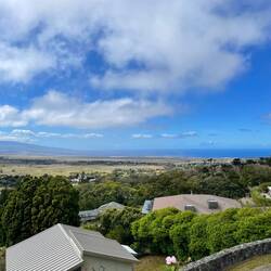 Ausblick von Christians Haus in Waimea