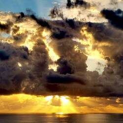 Sunset on the way back to Kaş!