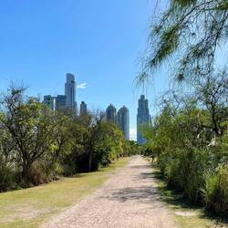 Rückweg in die Stadt