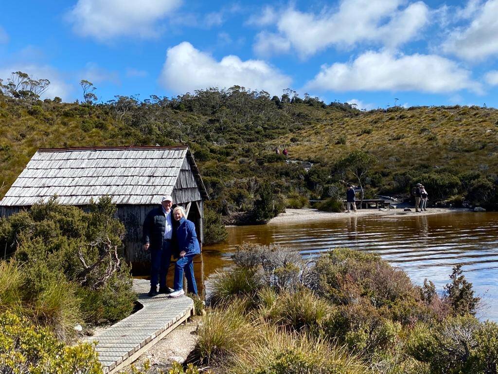 The boatshed, Dove Lake, Cradle Mountain.