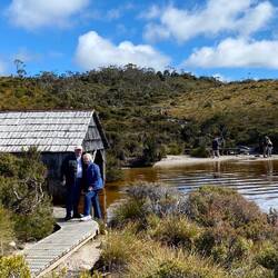 The boatshed, Dove Lake, Cradle Mountain.