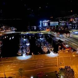 View of Franklin Wharf from room 1806.