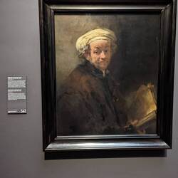 Self Portrait as the Apostle Paul by Rembrandt van Rijn (1661)