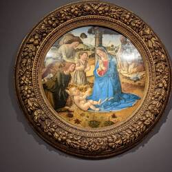 Adoration of the Christ Child by Gherardo Di Giovanni Del Fora