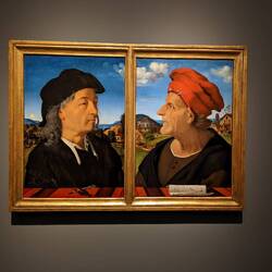 Giuliano and Francesco Giamberti da Sangallo, by Piero di Cosimo