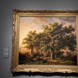 Forest view by Barend Cornelis Koekkoek, 1848