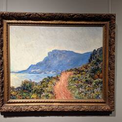 Coastal Road At Cap Martin Near Menton by Claude Monet