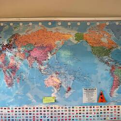 Les points représentent la provenance des hikers ayant visité un des trail angels