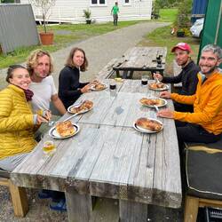 Les excellentes "pies" de Kathy, une autre incroyable trail angel