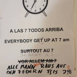 Fundstück in der heutigen Unterkunft 😂