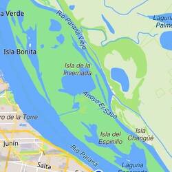 Feuchtgebiet gegenüber von Rosario