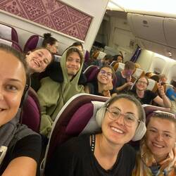 Ein letztes Bild im Flieger
