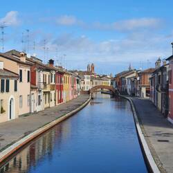 Kanäle im Comacchio