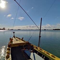 Blick in die schier endlose Lagune