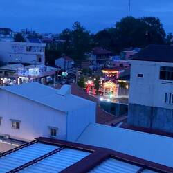 View from our hotel room