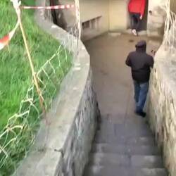 Exploring a German bunker. Sorry for fast motion.