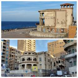 Old buildings along The Corniche