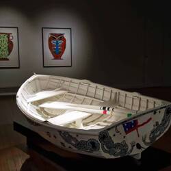This was part of an exhibition of work by Shane Cotton
