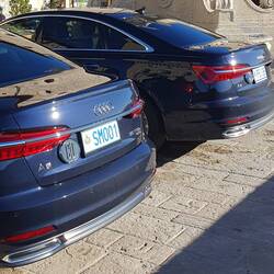 SM001, wohl die Limousine vom Staatsoberhaupt