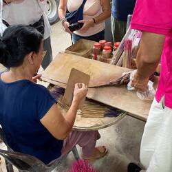 Herstellung von Räucherstäbchen