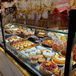 Pastries anyone? Our cafe in Avignon