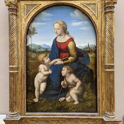 The Virgin and Child with Saint John the Baptist by Raphael (1507)