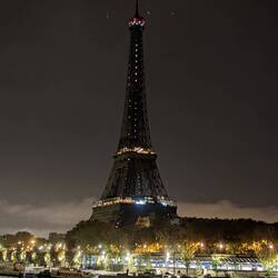 View approaching dawn