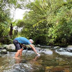 Les rivières nous permettent de faire le plein d'eau et de nous laver