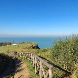 Wanderung im Parco Monte Bartolo.