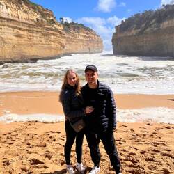 Die Loch Ard Gorge Felsbucht