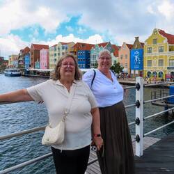 On the swing bridge in Willemstad