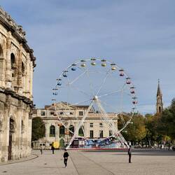 Nimes Ampitheater and plaza