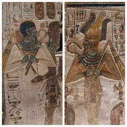 Wall reliefs in side chamber