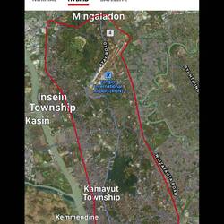 The route the train took as recorded on MapMyRun.