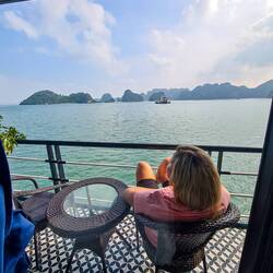 Letzte Mal Aussicht genießen