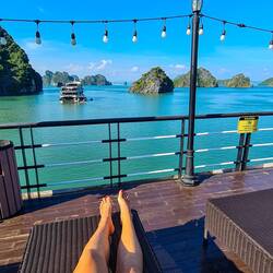 Ein bisschen Sonne mit dieser Aussicht