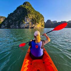 Kayak fahren in der Bucht 🥰