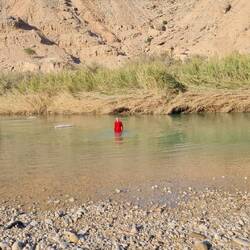 Mermaid discovered drifting down the river