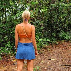 Nina hat einen Tukan entdeckt