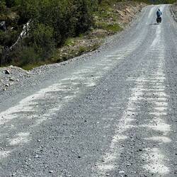 Washboard. Even in the middle and edges. Its really unpleasant