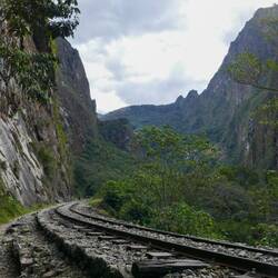 Entlang der Gleise durch den Nationalpark
