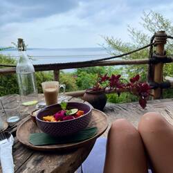 What a view (from the blue earth village restaurant)