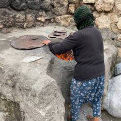 hier wird Brot gebacken