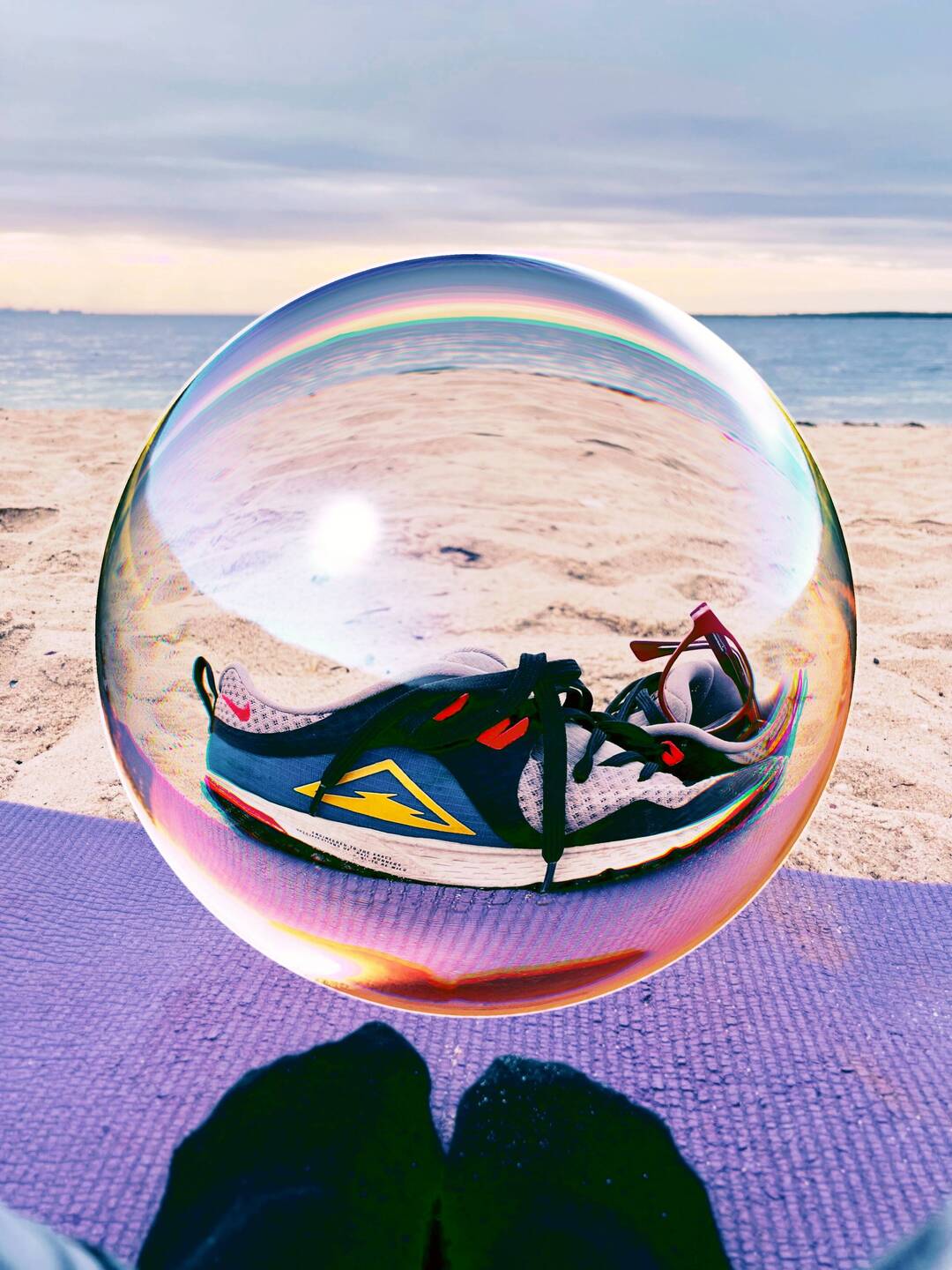 Noch einmal Yoga am Strand 🧘🏼‍♀️