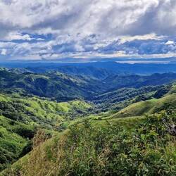 Die Landschaft im Norden Costa Ricas
