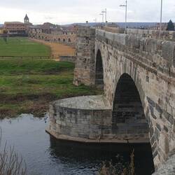 Blick auf Hospital Orbigo